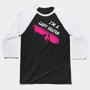 Lady Skater Baseball T-Shirt